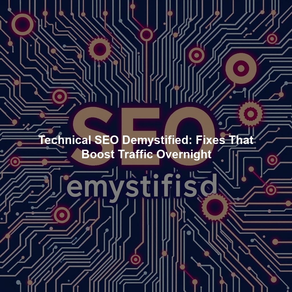 Technical Seo Demystified: Fixes That Boost Traffic Overnight